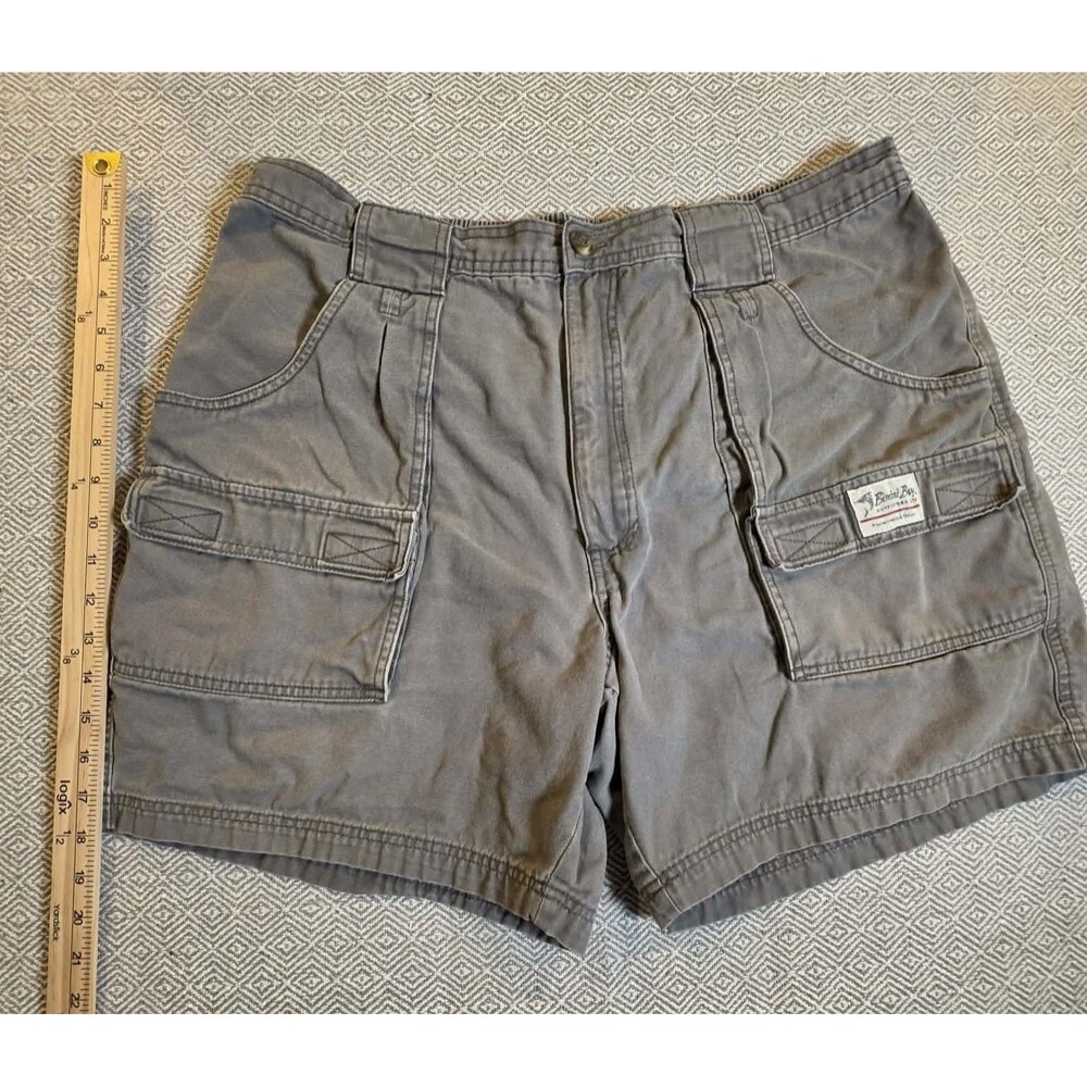 Bimini Bay Outfitters Men's Size 42 Cargo Shorts 2-Pair Bundle Gray & Khaki
